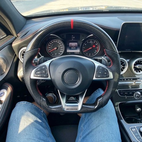Real carbon fiber - fiber, steering