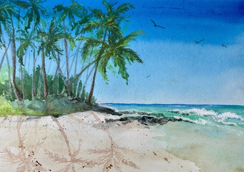 Tropical beach dreams - tropical,