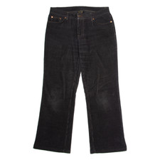 RALPH LAUREN POLO JEANS COMPANY Mens Corduroy Trousers Grey Bootcut W31 L29