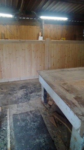 Wooden driveway gates - driveway,