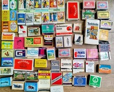 70 Retro (Mostly 1970s)  Cigarette Matchboxes Safeway, Unwins, Schooner Inns