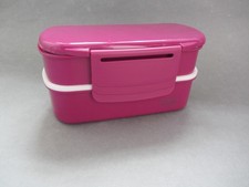 Deep mulberry pink Polar Gear Bento tiered lunch box