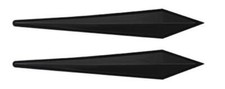 2x BLACK Flexible Rubber Door