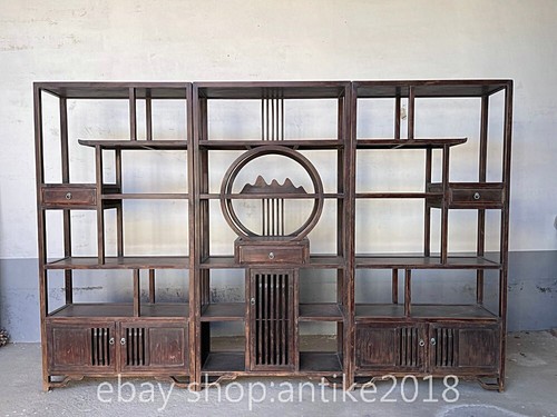 Old chinese wood - 80", carved