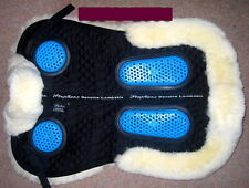 STEPHENS Sheepskin GEL EZE Cushion Gelee Fish Front Rear Back Comfort Saddle Pad