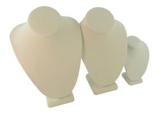 Cream Velvet Jewellery Display