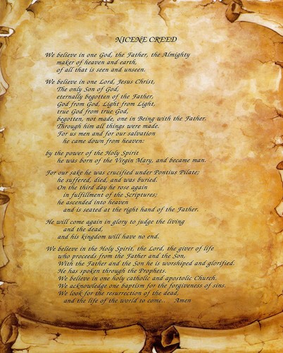Nicene creed - (set, 3)