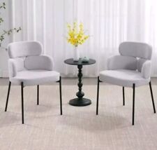 Dining Chair Set of 2, Sherpa