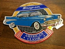 Snap-On Tool Box Reflective Vintage 1957 Chevy Sticker Genuine 7in Wide Hot Rod