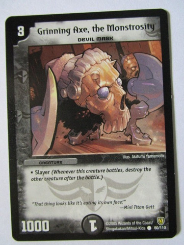 Duel masters grinning axe the - masters,