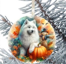 Samoyed Dog Hanging Bauble