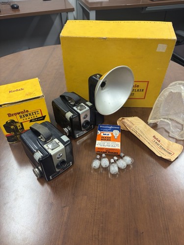 Two vintage kodak - vintage, brownie