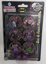 HEROCLIX  DC NOTORIOUS DICE & TOKEN PACK ~ BRAND NEW AND SEALED