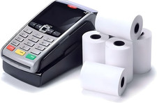 57X40 Mm Thermal Paper Till Rolls, Cash Register Receipt, for PDQ POS EPOS EFTP