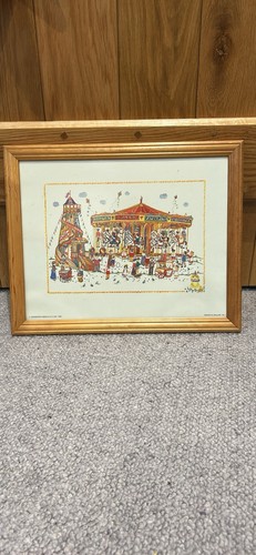 Vintage fairground picture - fairground,