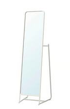 IKEA Knapper White Free Standing Mirror 48x160 Cm