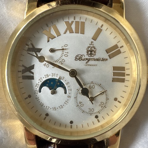Burgmeister moonphase men - moonphase, men’s