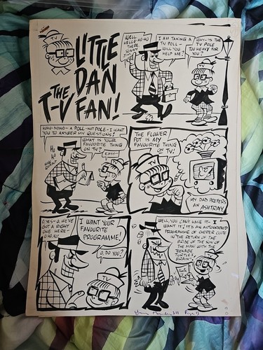 Mick anglo original comic book - mick,