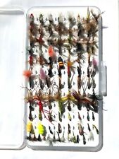 12 24 48 96  Assorted Selection trout fly fishing flies BARBED/BARBLESS Flybox