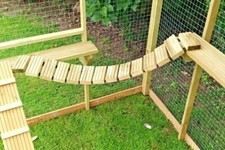 Cat enclosure - rope ladders