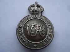 VINTAGE BARROW&NORTH LONSDALE VH CAP BADGE