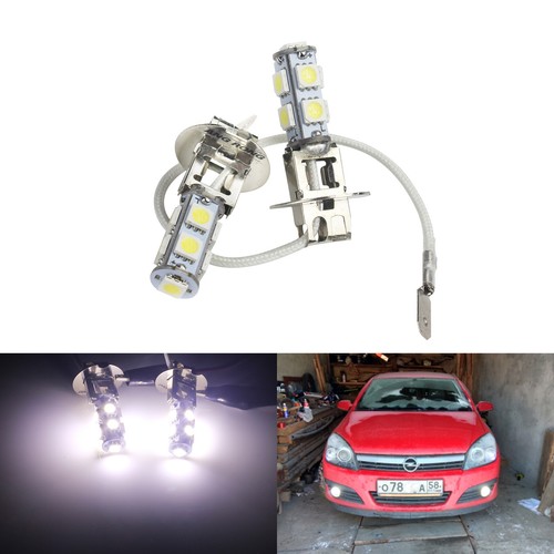 White 453 smd led bulbs - h3,