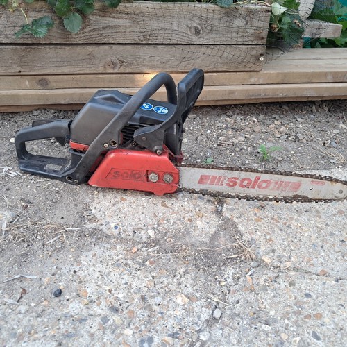Vintage solo petrol chainsaw - petrol,