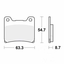 TRW Brake Pads Rear Sintered