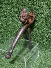 Vintage Lion Head Nutcrackers Christmas Brass? Vintage Antique Collectable 16cm