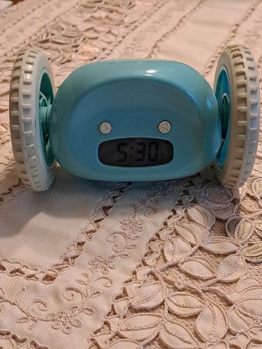 This blue clocky - blue, alarm