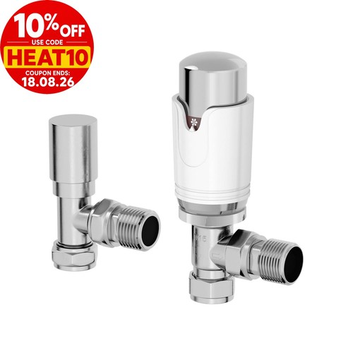 Radilux angled white chrome - angled,
