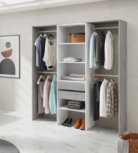 Kubik grey and white open - grey,