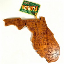 Totally Bamboo “Destination Florida” Laser-Etched Cutting & Serving Board