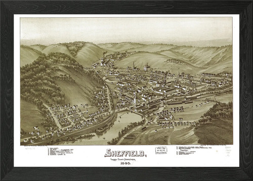 Sheffield 1895 framed - sheffield,