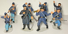 Eight Plastic Union Soldiers