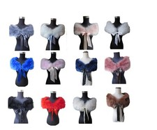 Women Real Ostrich Feather Fur