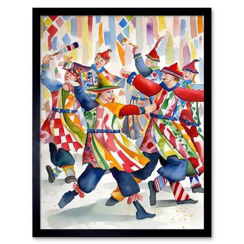 Morris dancers dancing modern - morris,