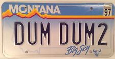 Vanity DUM DUM license plate