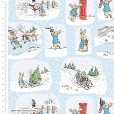 Peter Rabbit Christmas Fabric