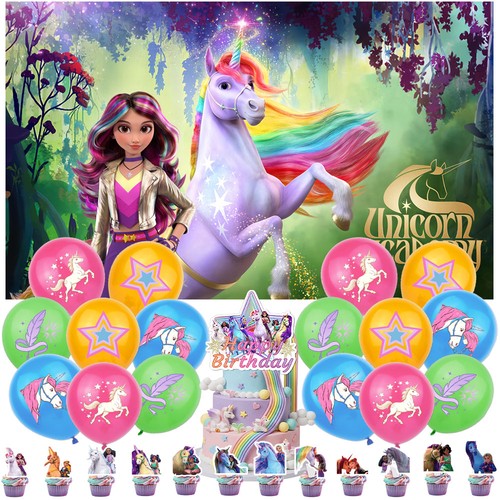 Unicorn academy birthday decor - unicorn,