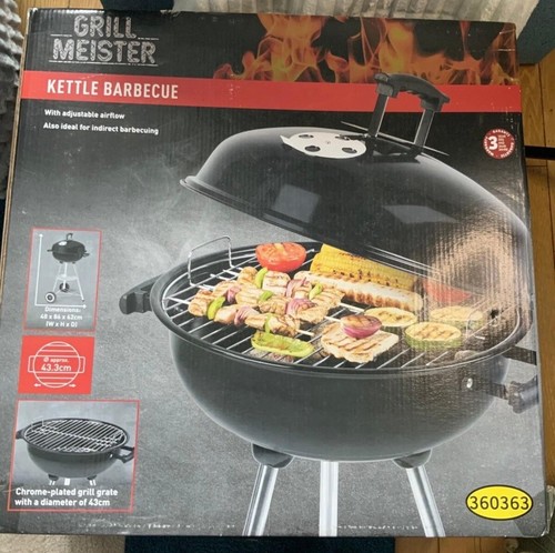 Grillmeister 43cm charcoal - grillmeister,