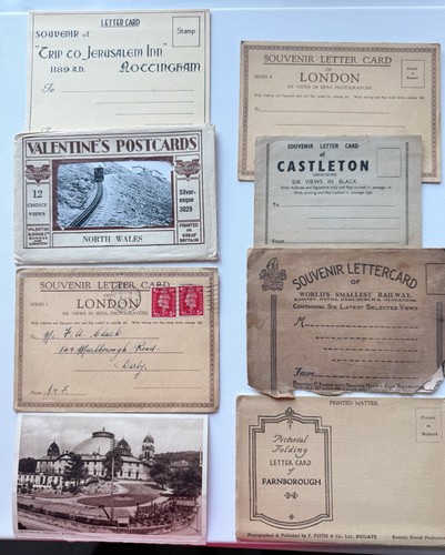 Vintage souvenir letter - letter, card