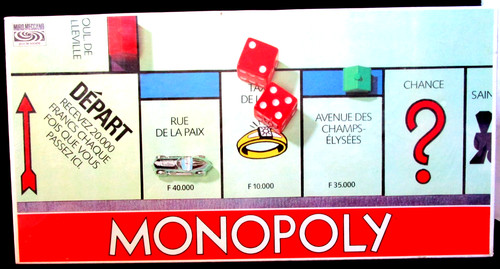 Monopoly board game 1982 - board, (1982