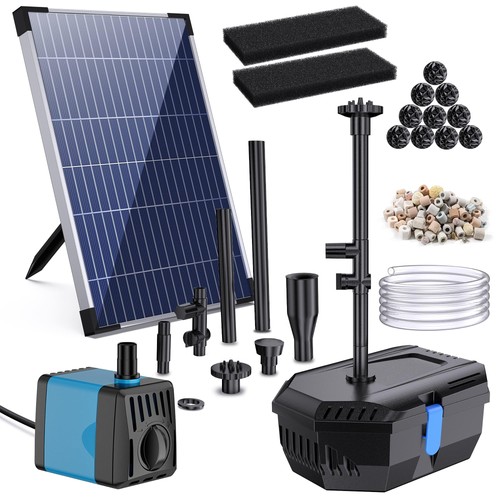 Biling 12w solar pond filter - biling,