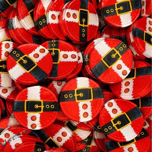 Santas belt coins milk - santas,