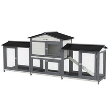 PawHut Rabbit Hutch, Guinea