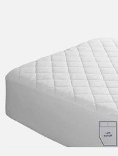 Left cut off mattress protector for caravan