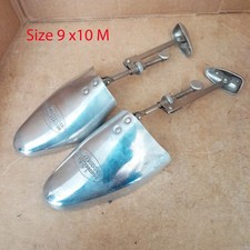 Pair vintage metal shoes - vintage,