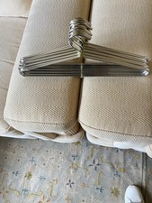 10-Pack Strong Metal  Hangers, Chrome brand New touch of elegance  In wardrobe.