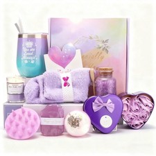 Bath Sets Birthday Pamper Gifts for Women Unique Skin Care Self Gifts Box Hamper